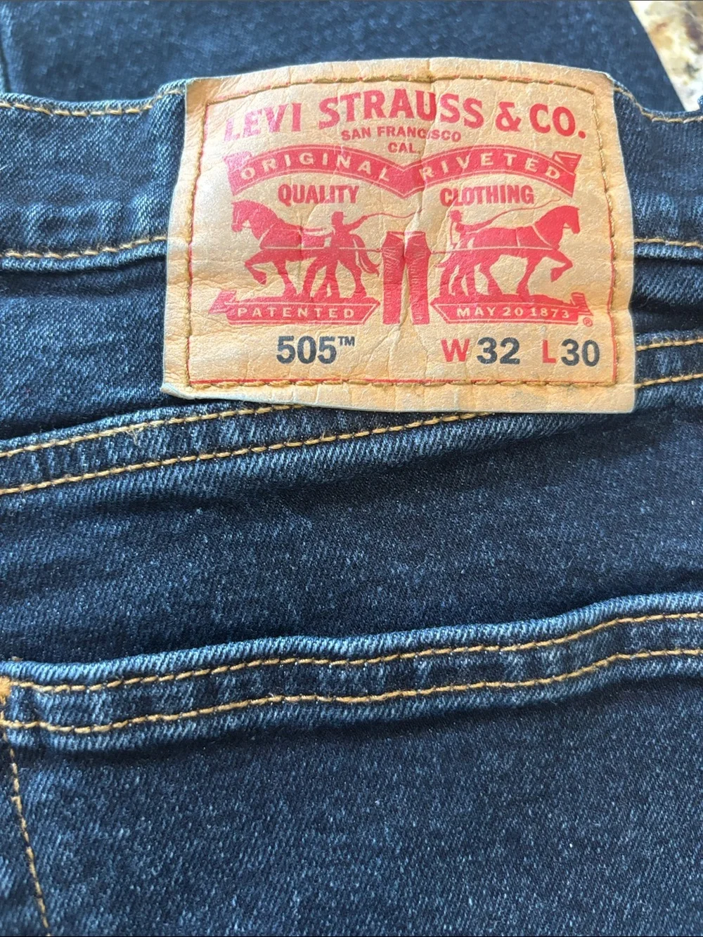 Levi's Indigo Back-Pocket Jeans